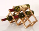 Drewniany stojak na wino C75 3