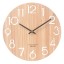 Drewniany zegar ścienny 9
