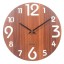 Drewniany zegar ścienny 12