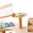 Drewniany zestaw muzyczny dla dzieci Ksylofon i dzwonki eolskie Montessori edukacyjne zabawki instrumenty muzyczne prezenty dla niemowląt i małych 3