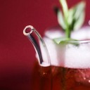 Drinking Glass with Straw 5