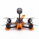 Dron FPV Angel25 BNF avec récepteur ELRS 2.4G Moteurs sans balais 1404 Antenne Lollipop RHCP Pièces en PC Noir-orange Pour le vol FPV 1