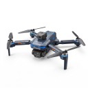 Dron GT8 6K Ultra HD kameralla Kauko-ohjain näytöllä Ohjausalue 3000 m Sininen LED-valaistus Tummanharmaa Ilmasta videokuvauksen varten 2