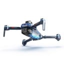 Dron GT8 med 6K Ultra HD kamera Fjernbetjening med skærm Rækkevidde 3000 m Blå LED belysning Mørkegrå Til optagelse af video fra luften 3