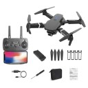 Dron plegable profesional 29x23x5,5 cm Cámara gran angular 4K WiFi FPV Campo de visión 120° Control remoto Alcance 100 m Estuche protector 1