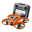 Dron S156 με διπλή κάμερα Φωτογραφία 3840 x 2160 px Τηλεχειριστήριο με οθόνη 12,5 εκ. Χωρίς βούρτσες κινητήρες και οπτική σταθεροποίηση 4