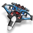 Dron YL86 ve tvaru stíhačky s kamerou Přemety o 360° 22 x 14 x 4 cm Čtyřkanálový ovladač s režimy Ochranné kruhy vrtulí Pro děti od 8 let 3