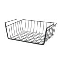 Drótkosár polc alatt 35 x 22 x 11,5 cm Fém tároló a konyhához és íróasztalhoz 4