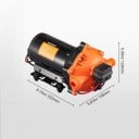 Druckmembranpumpe mit Filter 12 V mit einer Leistung von 216 W und einem Druck von 70 PSI mit einem Durchfluss von 18,93 l pro Minute 2