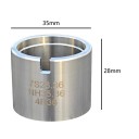 Držák hodinkového strojku z nerezové oceli 35x28 mm pro kalibry 7S26.36 NH35.36 4R36 pro přesné uchycení při opravách a sestavování hodinek 2