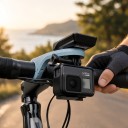 Držák na bicykel na riadidlá Predsadený Pre cyklopočítač Svetlo aj kameru Horný a spodný úchyt Upevnenie objímkou Pre cyklistov 4