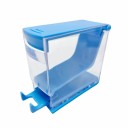 Držák na dentálnu vatu s dávkovačom 9,6 × 9,6 × 4,6 cm plastový úložný box organizér na zubné tampony a stomatologické potreby 2