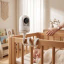 Držák na detskú chůvičku 42 cm Flexibilný Otočný o 360° Závit 1/4 palca Silikónový povrch Bez vŕtania Na postieľku a stôl 2