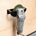 Držák na úhlovou brusku Kovový nástěnný věšák pro bezpečné uložení elektrického nářadí Organizér do dílny a garáže 2
