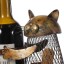 Držák na víno kočka 4