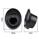 Držák nabíječky elektromobilu Type 2 nástěnný organizér 15x12x8 cm černý pro uložení nabíjecího konektoru EV stanice 2