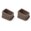 Držáky spony bezpečnostního pásu do auta 2 ks protiskluzový silikonový upevňovač slotu 4,2 × 7,3 × 5,1 cm příslušenství interiéru 1