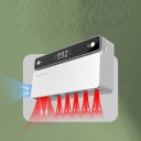 Držiak na zubné kefky so sušičkou a UV sterilizáciou 4000mAh LED displej Nástenný nabíjací sterilizátor kúpeľňa 3