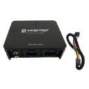 DSP zosilňovač do auta QP-H2AMP 4kanálový audio procesor 60 W x 4 12,1 x 10 x 4,1 cm trieda A/B čierny pre Android autorádiá a reproduktory 1