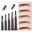 Dual-Ended Eyebrow Pencil with Brush Waterproof Long-Lasting Eyebrow Pencil for Precise Shaping and Grooming Daily Makeup 1