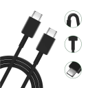 Dual USB C Hurtigoplader PD 25W med Kabel Super Hurtig Opladning 3A Rejseadapter EU Stik Telefon Oplader 100-240V 4
