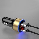 Dualer USB-Autoladeadapter mit LED-Anzeige 2