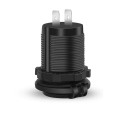 Dubbel USB billaddare med lock 2