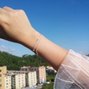 Dubbelarmband för kvinnor med pärlor 2