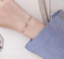 Dubbelarmband för kvinnor med sten P161 6