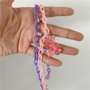 Dubbele damesketting met beer 4