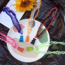 Dubbele damesketting met beer 5