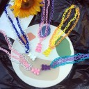 Dubbele damesketting met beer 6
