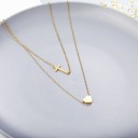 Dubbele damesketting met kruis 3