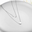 Dubbele damesketting met kruis 4