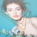 Dubbele damesketting met kruis 1