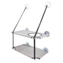 Dubbele hangplank bed met zuignappen voor glas en nylon riemen voor huisdieren Afmetingen 50 x 30 cm 3