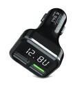 Dubbele USB-autolader met display K822 1