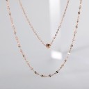 Dubbelhalsband för kvinnor D439 6