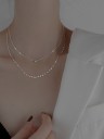Dubbelhalsband för kvinnor D439 3