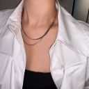 Dubbelhalsband för kvinnor J133 2
