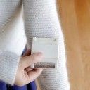 Dubbelhövdad mini ludd och hårborttagare 8x6,5x2 cm Bärbar klädrulle Dubbelsidig textil Lätt att rengöra 3