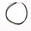 Dubbelt chokerhalsband för kvinnor 2