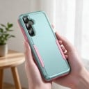 Dubbelzijdige beschermhoes voor Samsung Galaxy A06 Verhoogde rand rond het scherm van 1,3 mm en de camera van 0,8 mm Hoes voor dagelijks 2