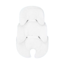 Dubbelzijdige mat voor kinderwagens en autostoelen 58 x 38 cm Ademend fleece inzetstuk voor kinderen Wasbare kinder mat met gaas 5