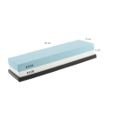 Dubbelzijdige messenslijper 1000/4000 korrel wit korund met antislip pad slijpsteen voor keukenmessen gereedschap en snijwerk 3
