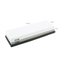 Dubbelzijdige messenslijper korrel 1000/8000 van wit korund met antislip achterkant, slijpsteen voor het fijn slijpen van messen en hobbygereedschap 3