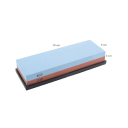 Dubbelzijdige messenslijper korrel 240/800 van wit korund met antislip achterkant, slijpsteen voor keukenmessen en snijgereedschappen 3