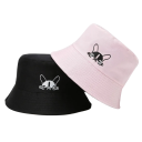 Dubbelzijdige vissershoed met hondenmotief Polyester lichte hoed 56–58 cm Stijlvolle bescherming tegen de zon Zomer modeaccessoire 3