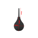 Ducha anal y vaginal de 160 ml, construcción de silicona, antirreflujo, empaque discreto 2