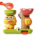 Duck Bath Toy 17.8 x 7.4 x 15.5 cm Watering Shower with Suction Cup Water Shower Game for Bathing Children 4